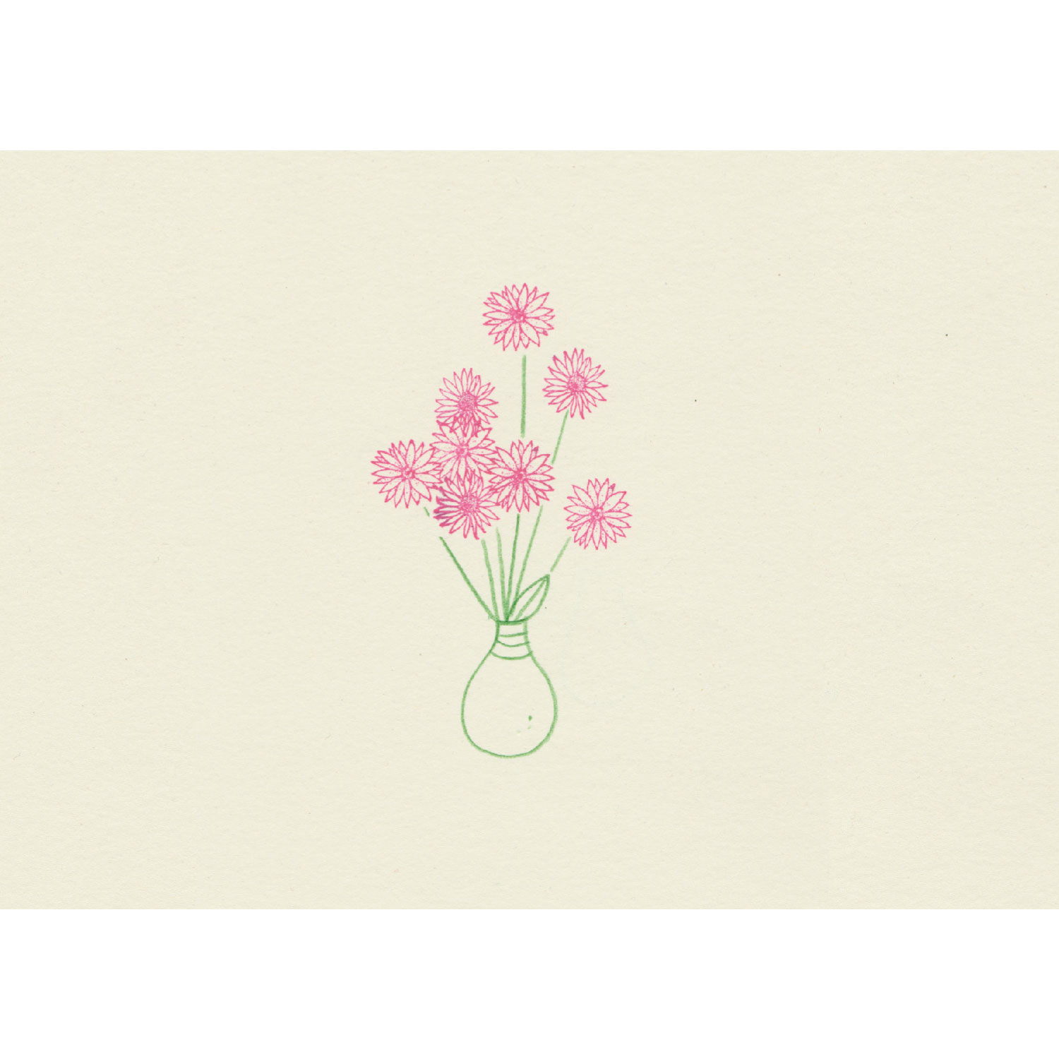 Vase Postkarte