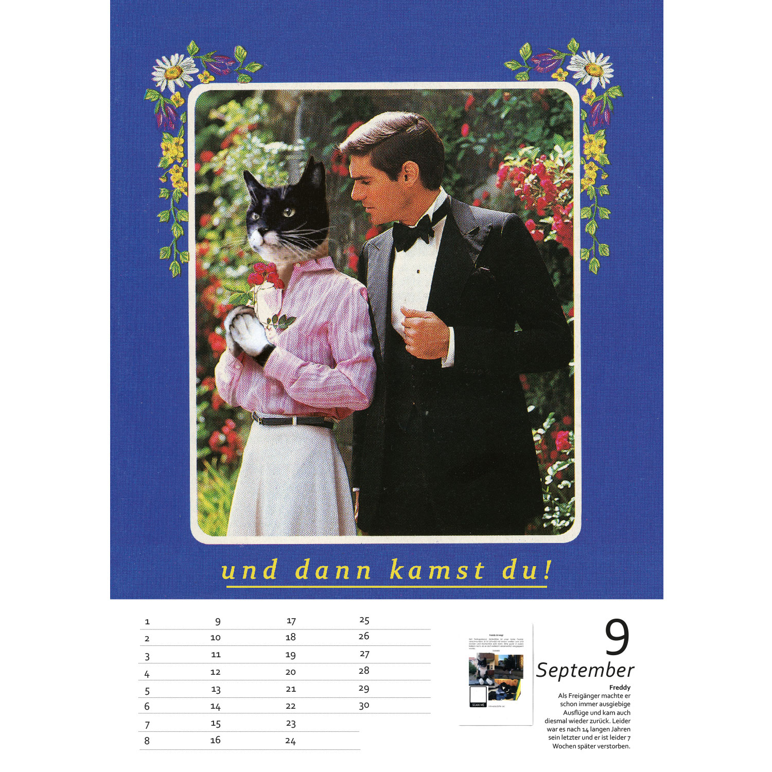 Streuner 4, immerwährender Kalender A4