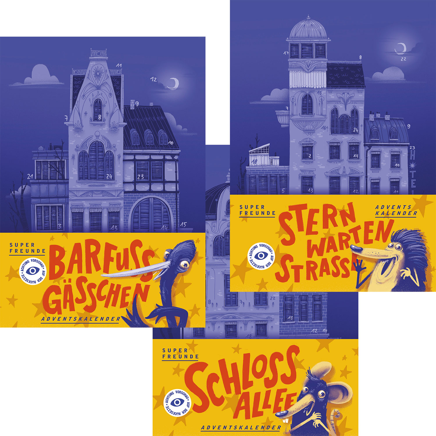 Adventskalender - Hier gleich um die Ecke, A4