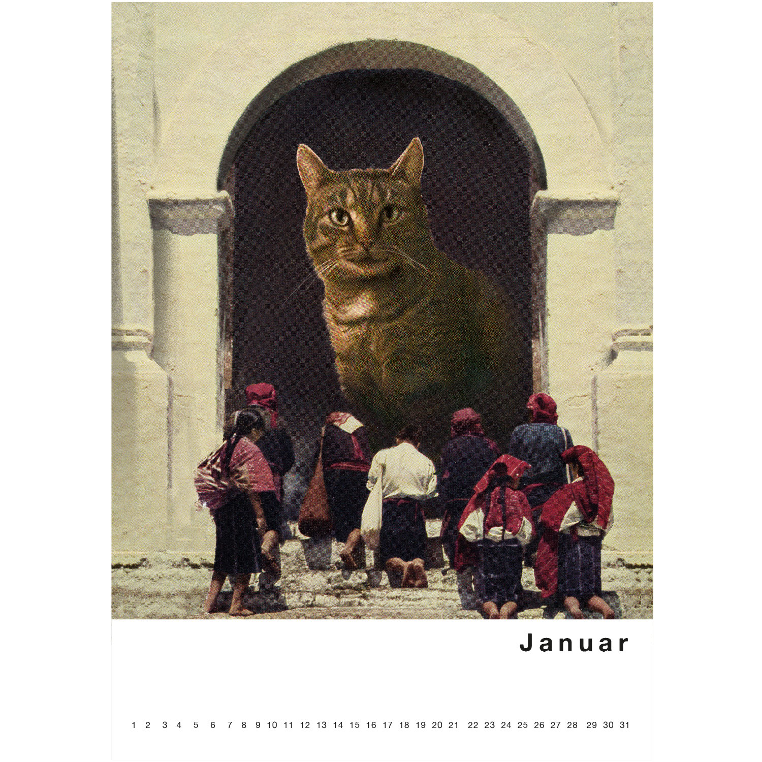 Streuner 3, immerwährender Kalender A4