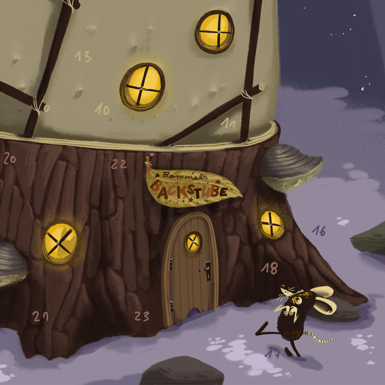 Adventskalender - Bommels Backstube, A4