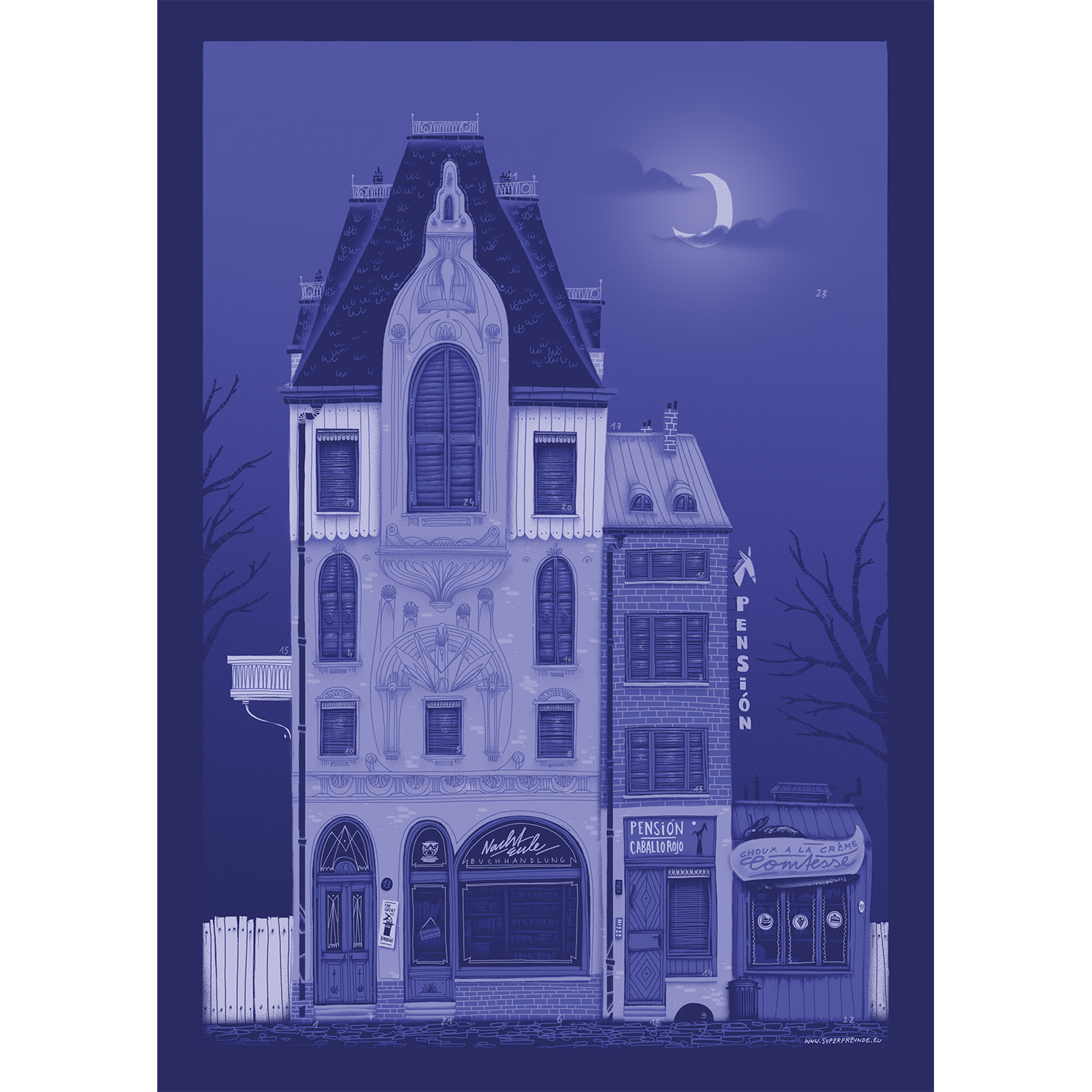 Adventskalender - Hier gleich um die Ecke, A3