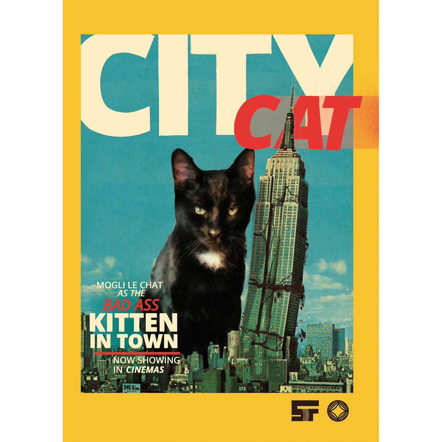 Streuner - City Cat, Postkarte
