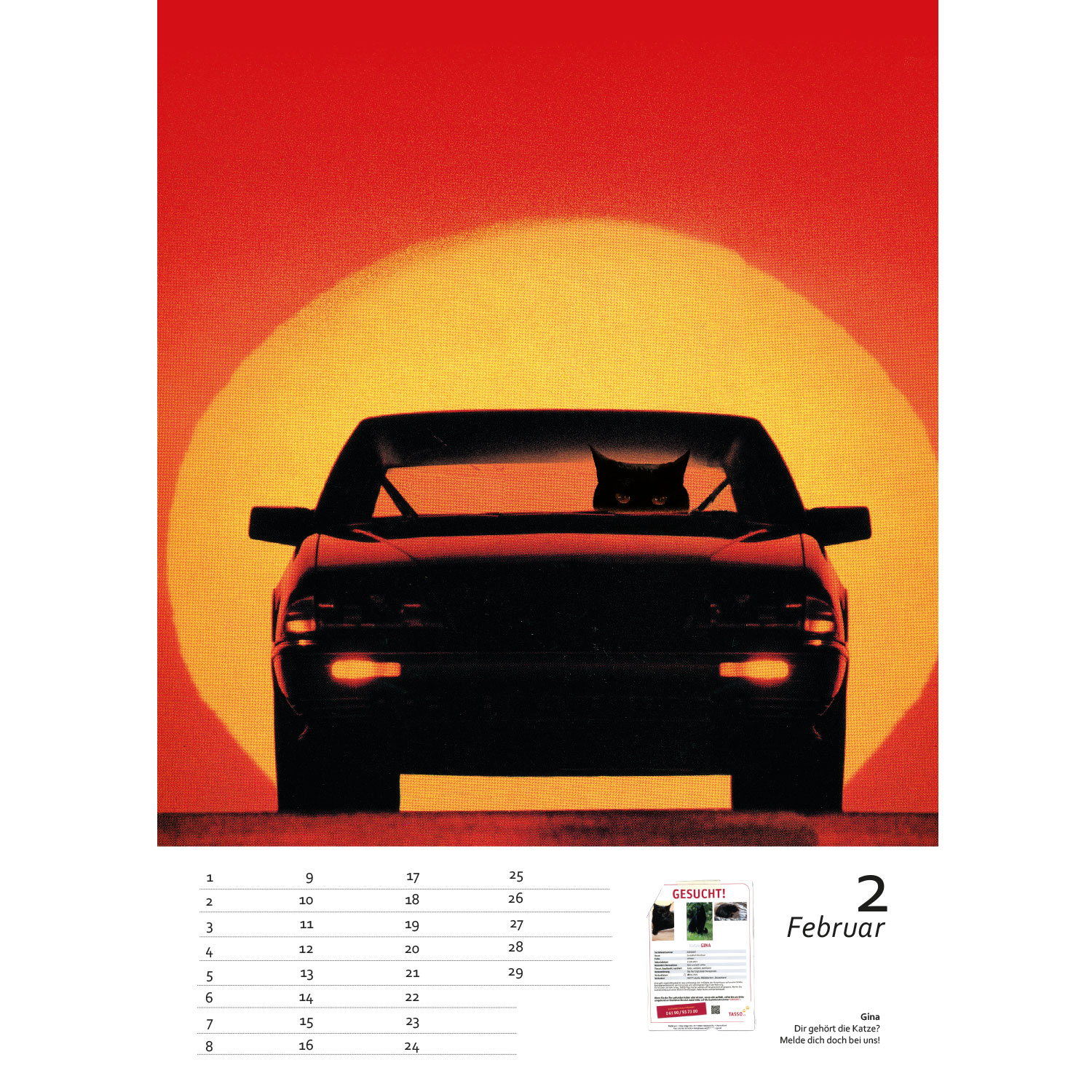 Streuner 4, immerwährender Kalender A4
