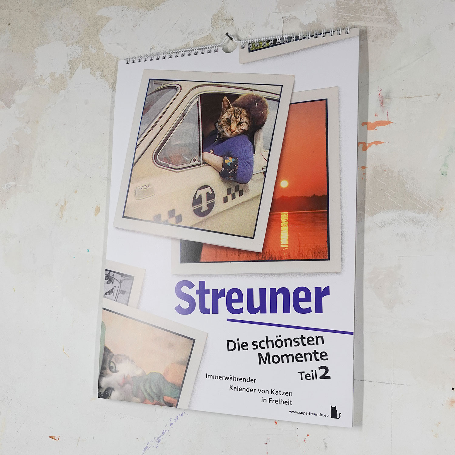 Streuner die schönsten Momente Teil2 , Immerwährender Kalender A3