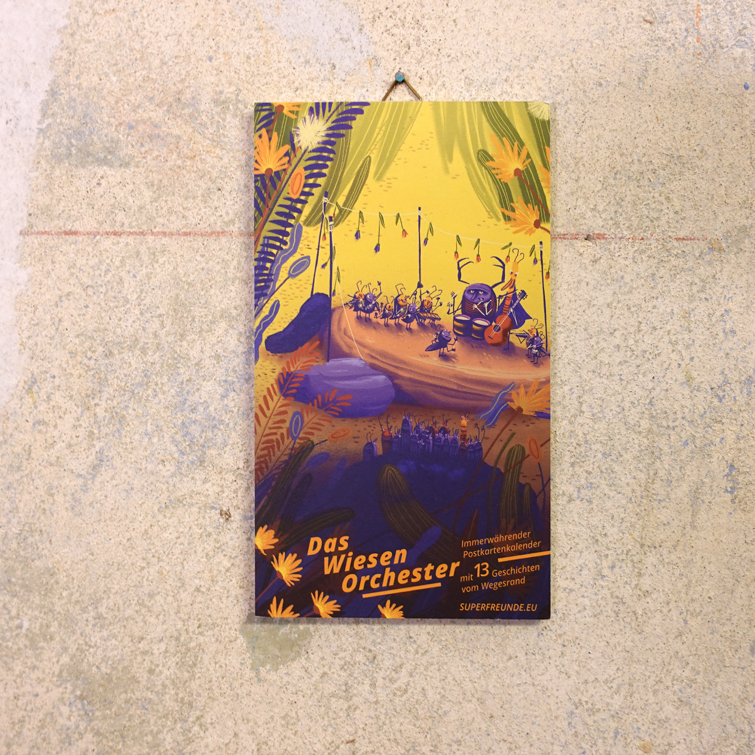 Das Wiesen-Orchester, Postkartenkalender