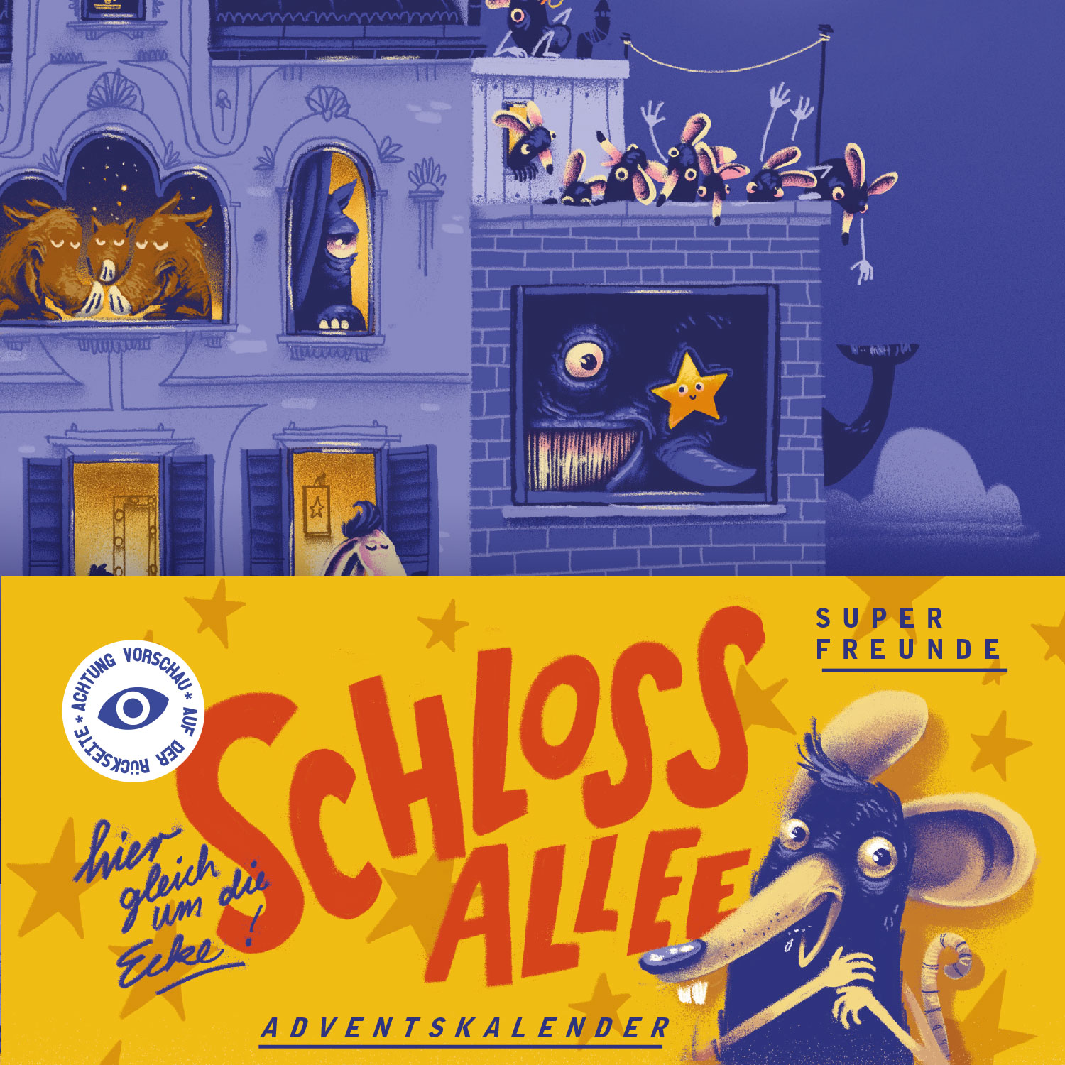 Adventskalender - Hier gleich um die Ecke, A4