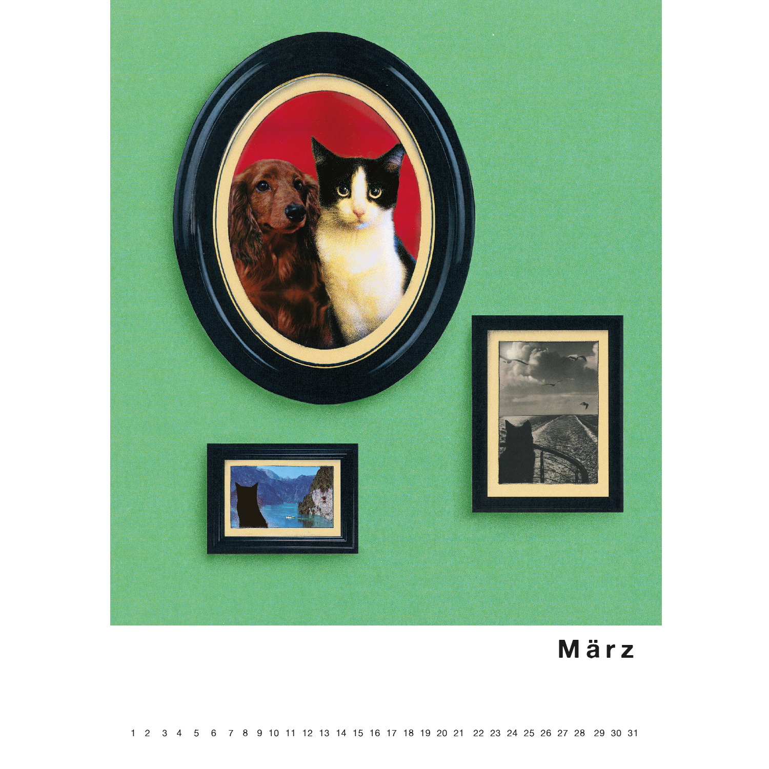Streuner 2, Immerwährender Kalender A4