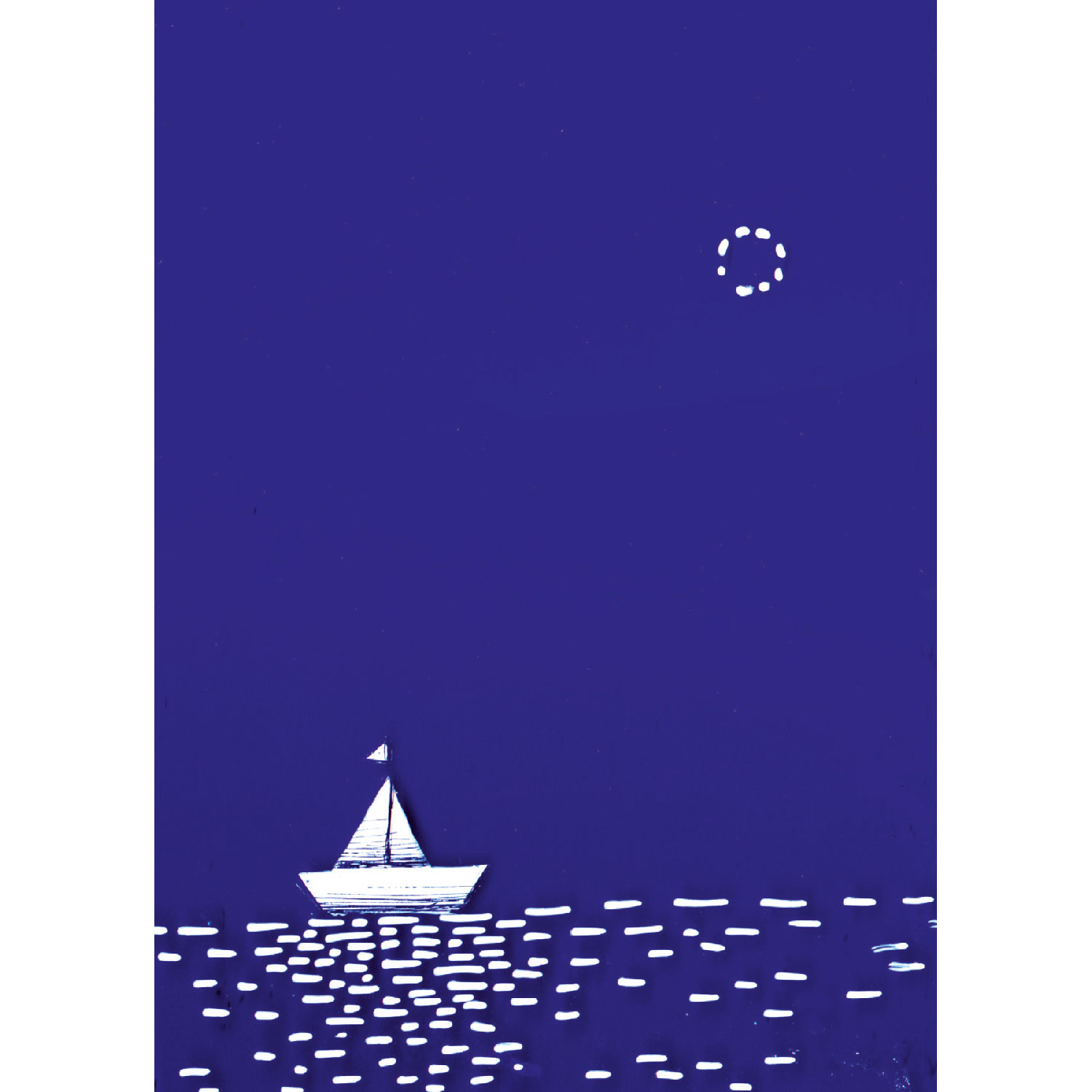 Papierboot, Postkarte