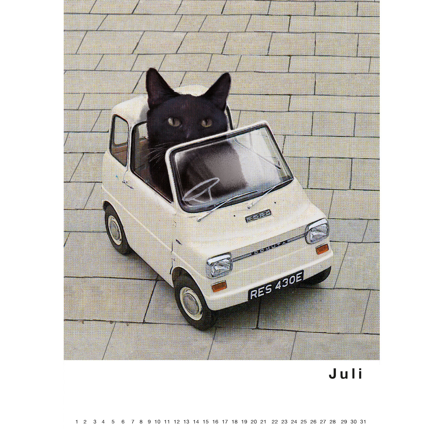 Streuner 3, immerwährender Kalender A4