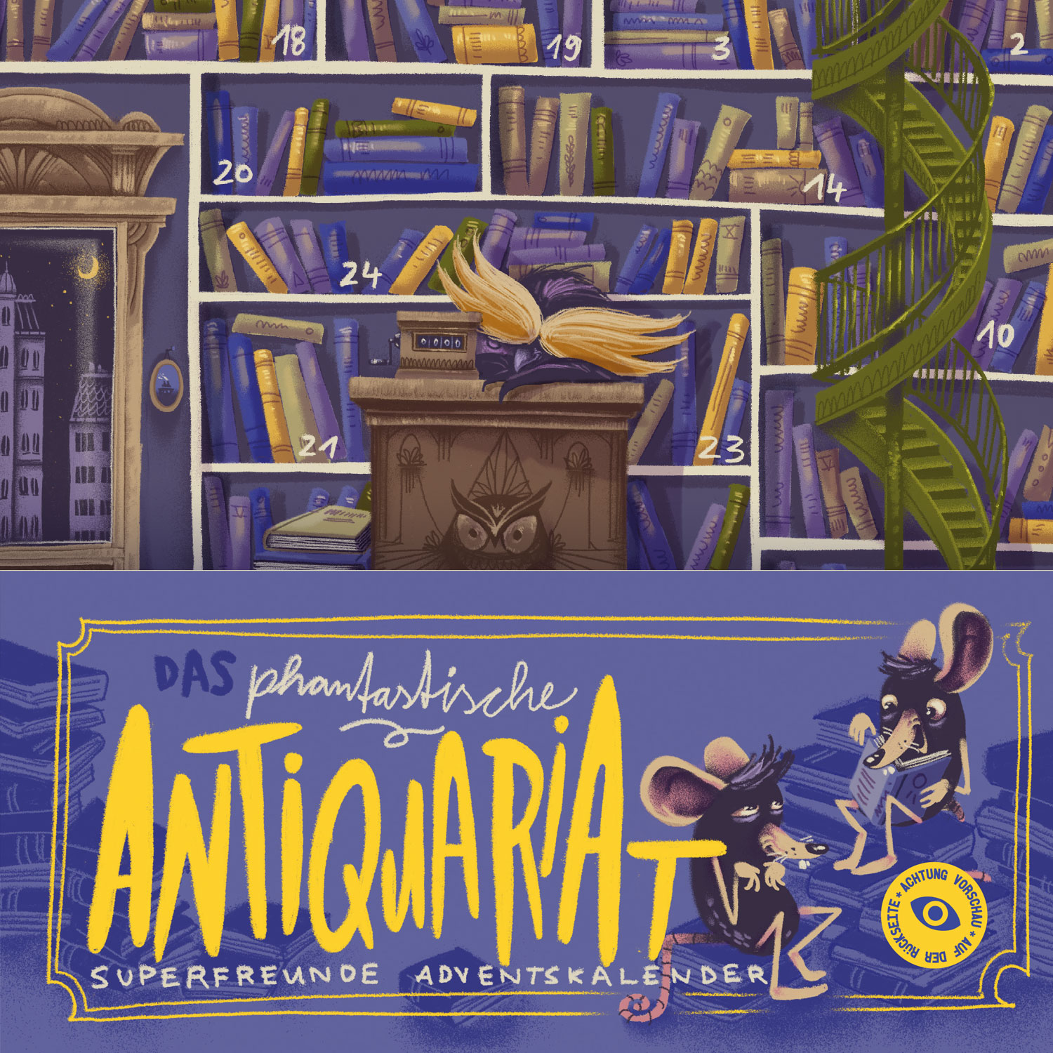 Adventskalender - Das phantastische Antiquariat, A4