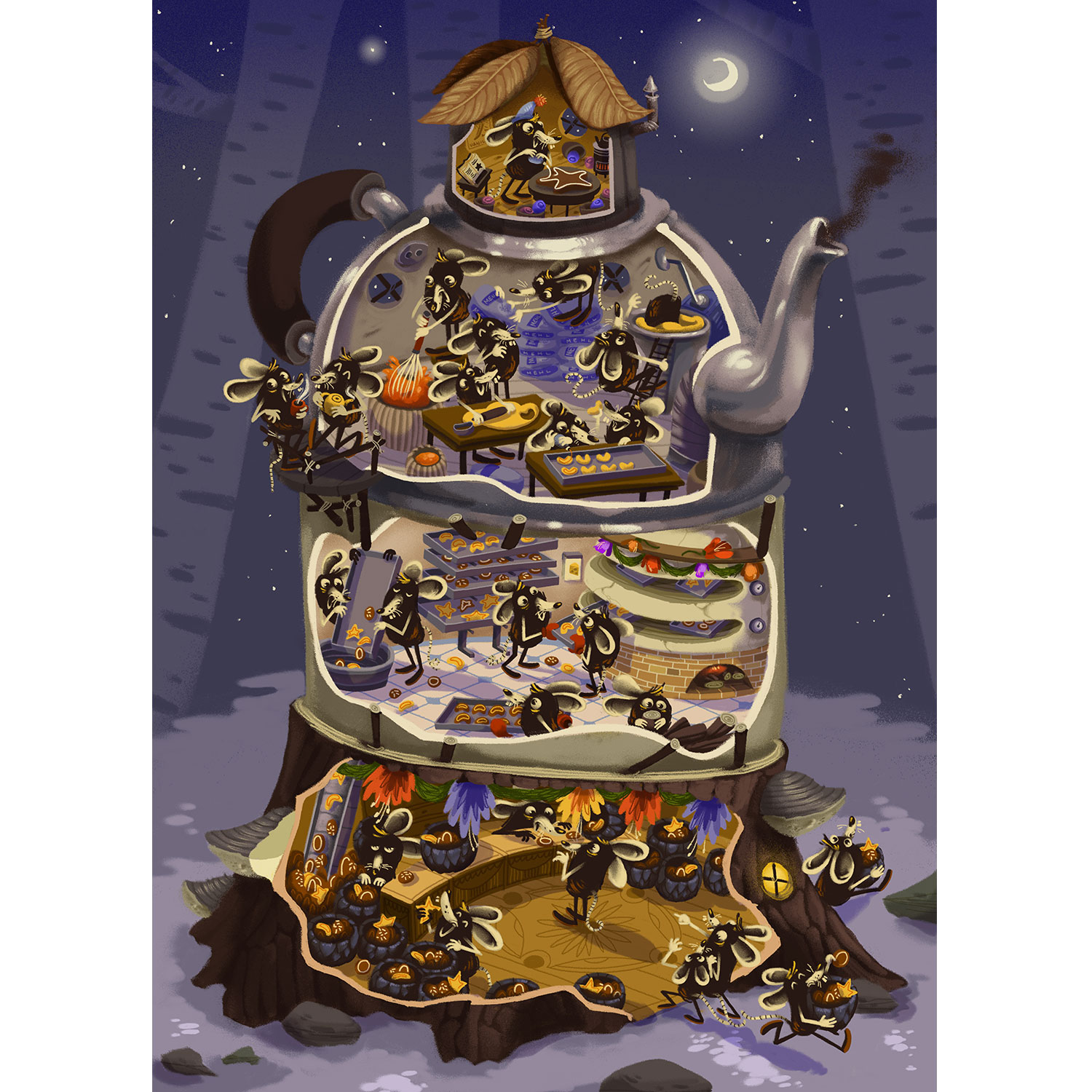 Adventskalender - Bommels Backstube, A4