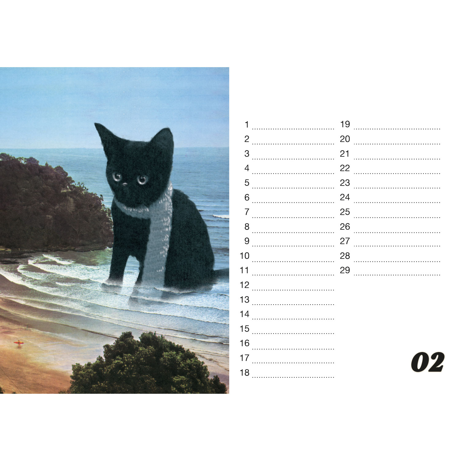 Streuner, Tischkalender A5 Querformat