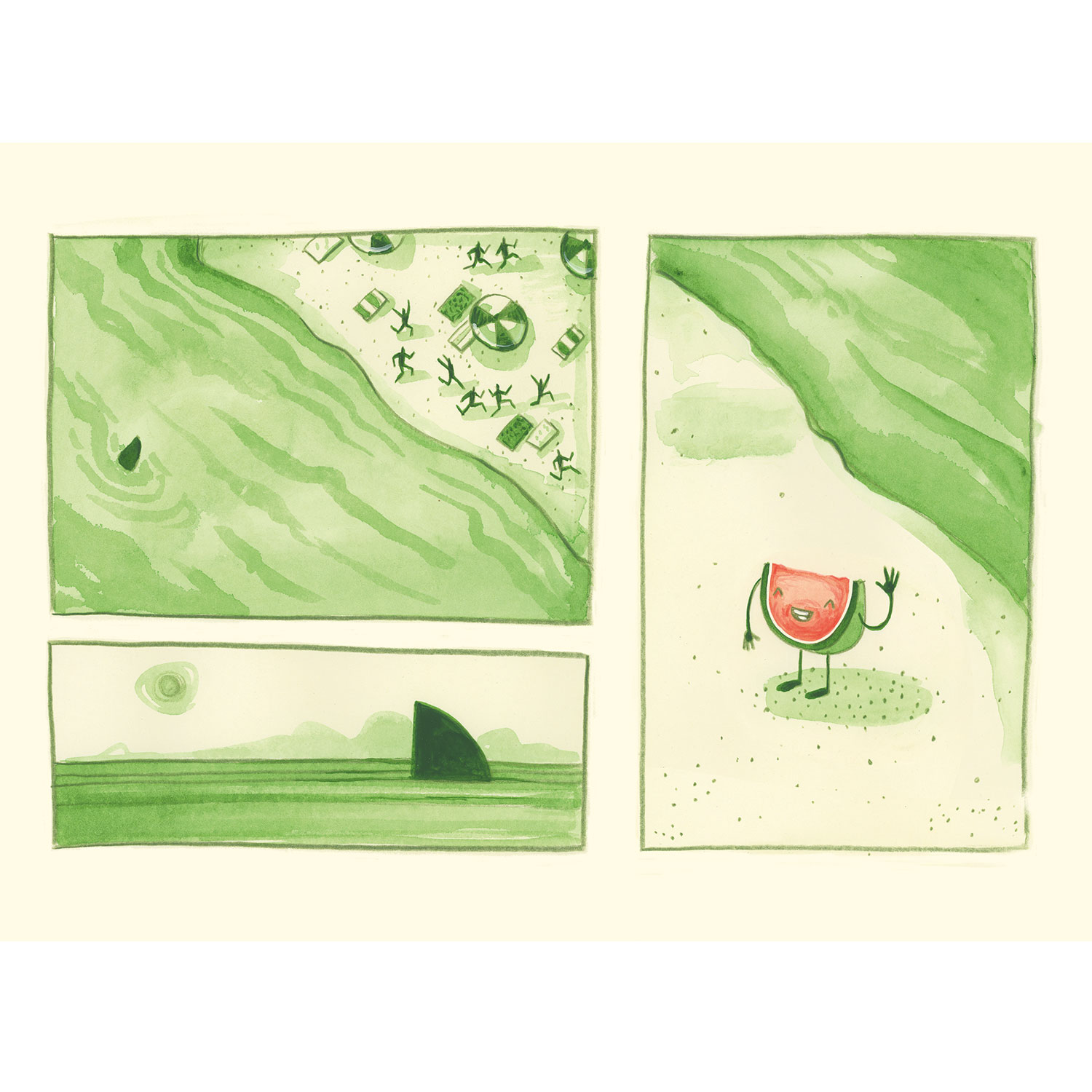 Melon Boy Beachlife, Postkarte