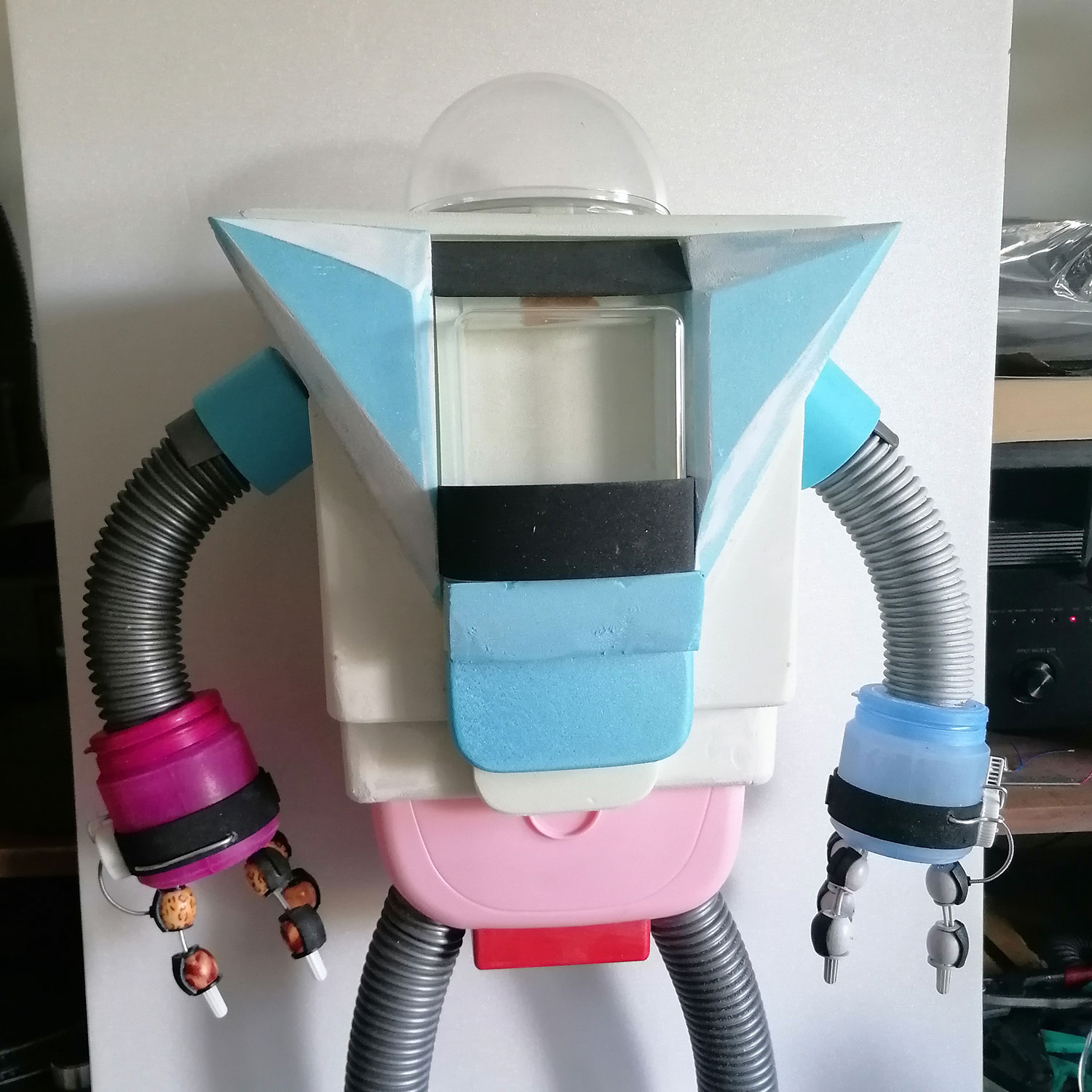 Space Cats and Mighty Super Bot 3000fx  - Go for a Walk, Plakat A3