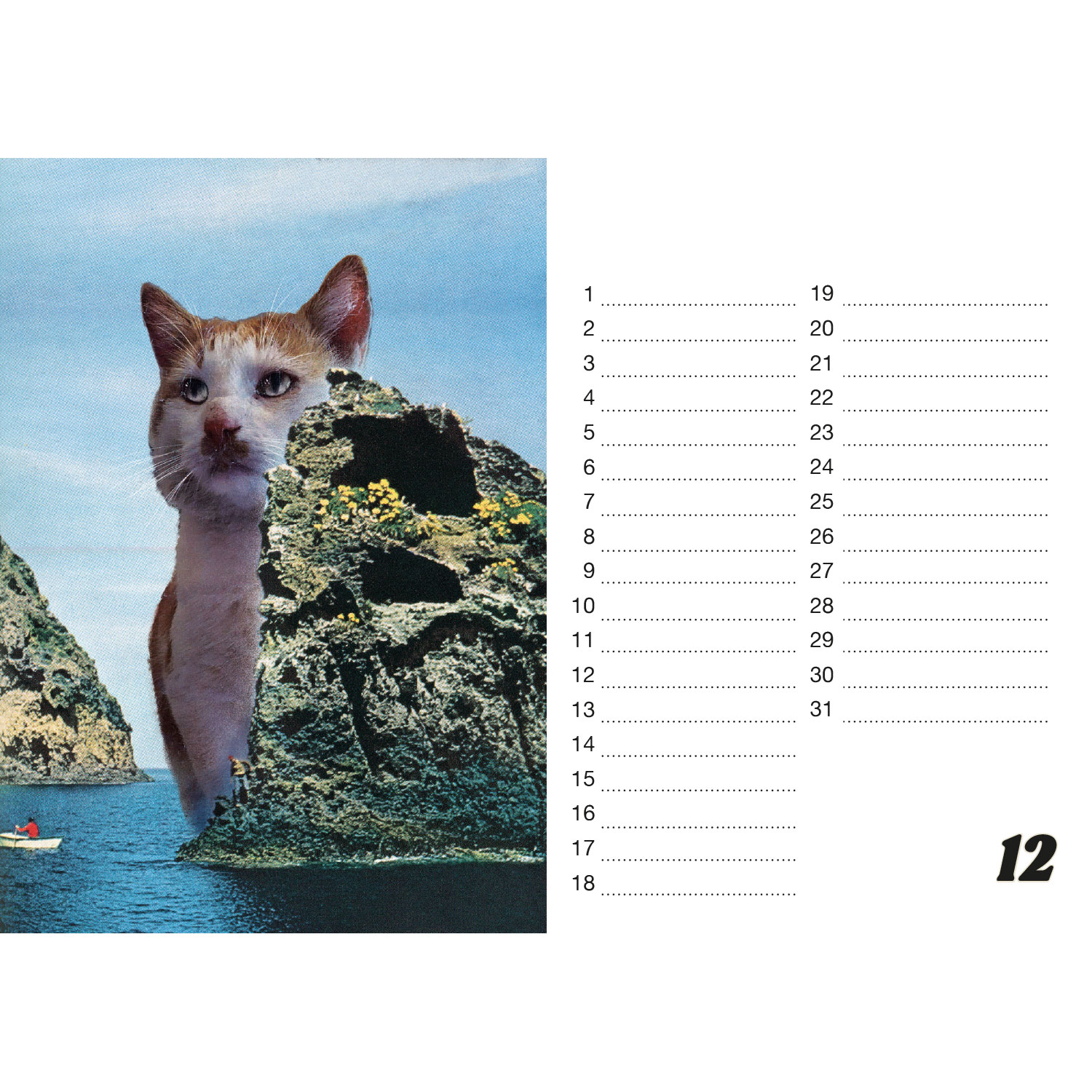Streuner, Tischkalender A5 Querformat