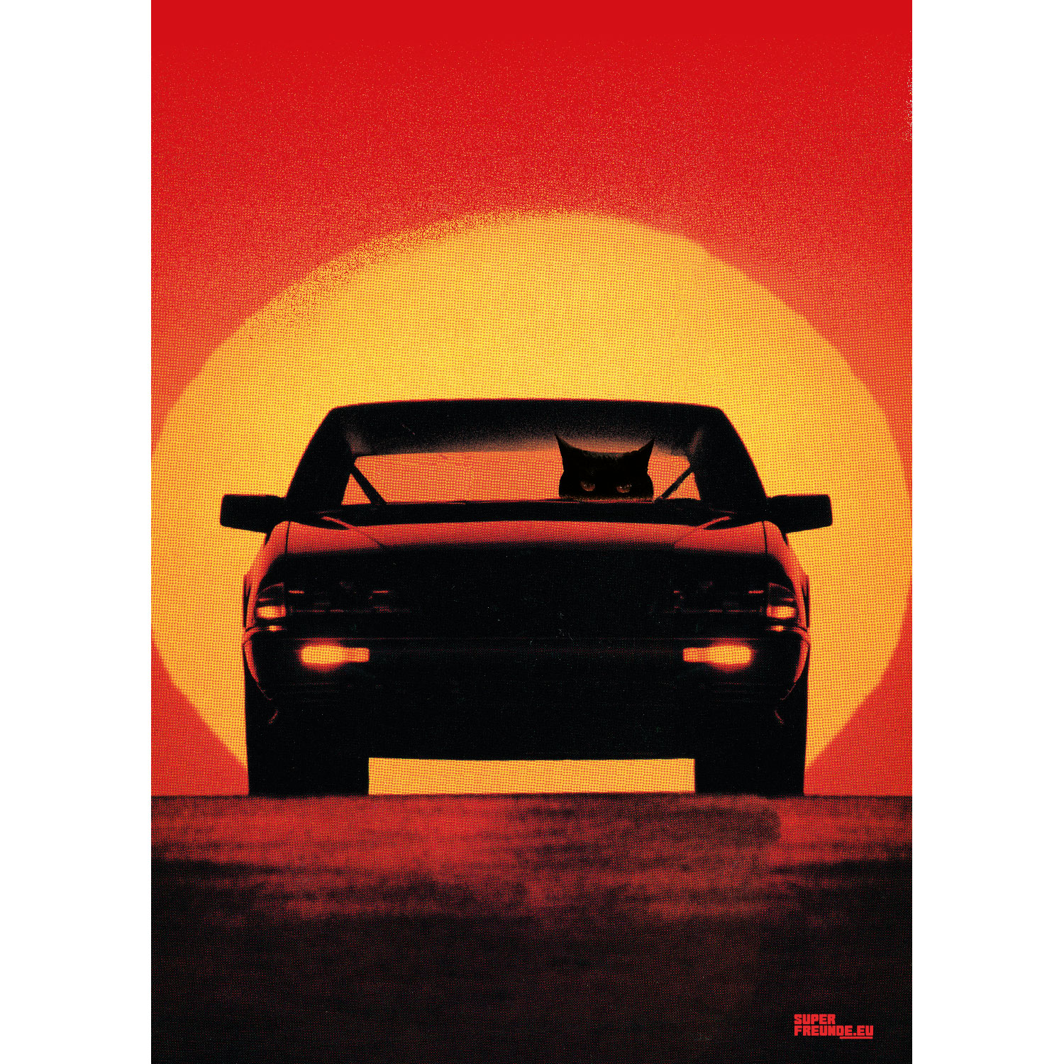 Streuner Stray Rider., Plakat A3