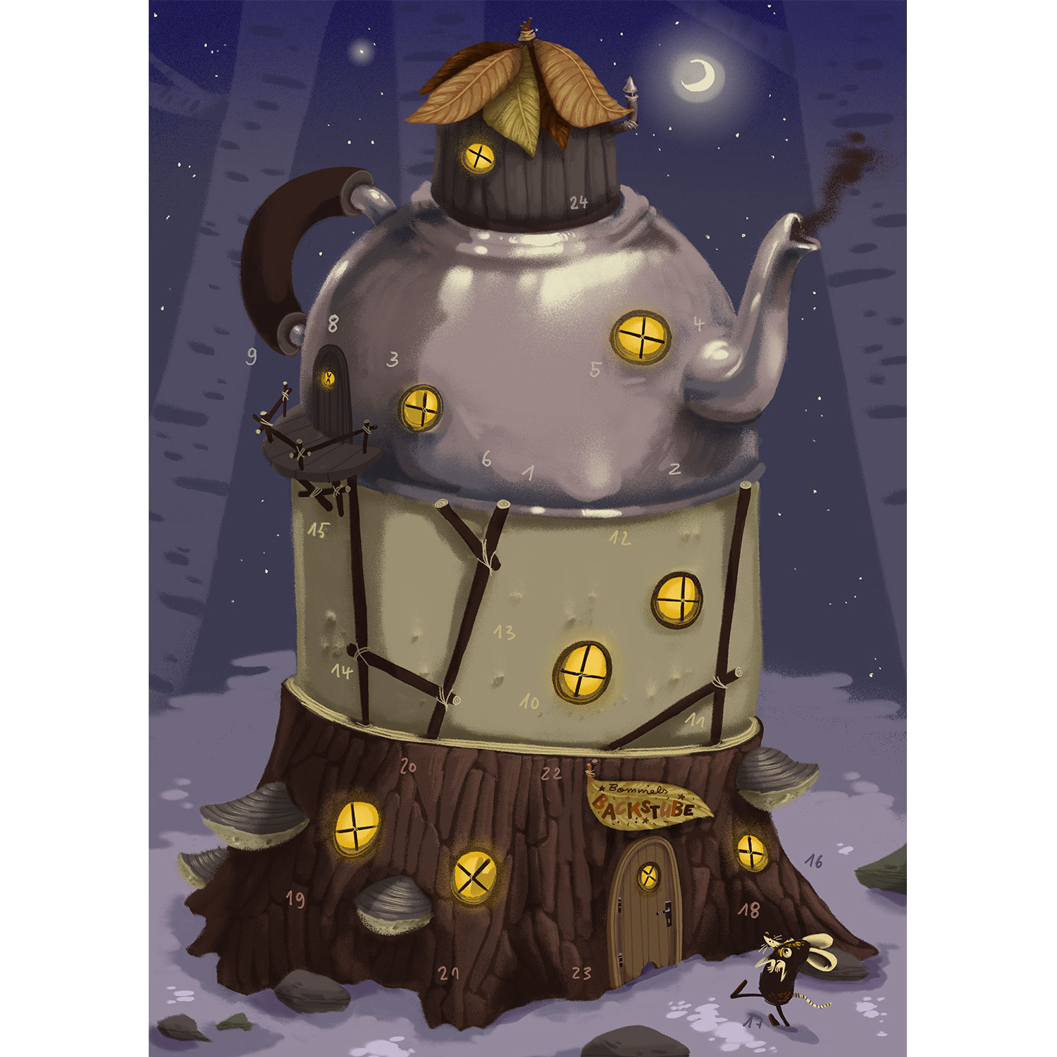 Adventskalender - Bommels Backstube, A4
