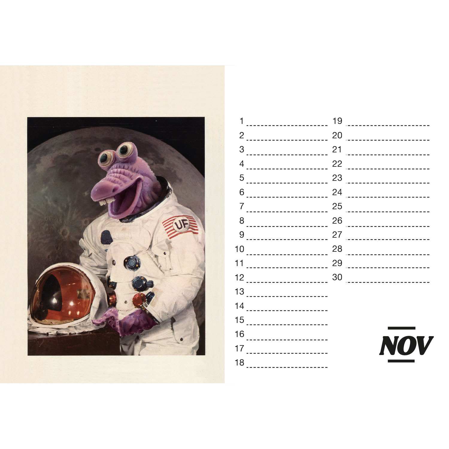 Kalender der Zerstörung, Tischkalender A5 Querformat
